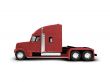 Monstertruck isolated red side view