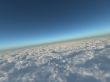 The blue sky and beautiful white clouds