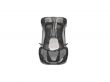 isolated black super car top view