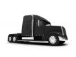 Monstertruck isolated black front view
