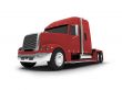 Monstertruck isolated red front view