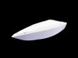 White Boat isolated front view