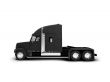 Monstertruck isolated black side view