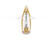 Vessel boat isolated side view