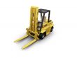 SmallFork isolated heavy machine front view 02