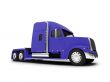 Monstertruck isolated blue front view