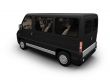 Van isolated back view