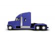 Monstertruck isolated blue side view