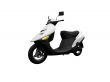 Scooter isolated moto front view 01