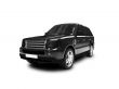 isolated black car front view 01