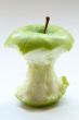 Green Apple in men hand