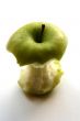 Green Apple in men hand