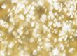Golden background of bokeh lights
