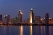 San Diego skyline at night