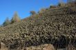 Mountain of defective porphyry