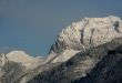 New snow on mountainside