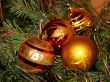 New Year`s ornaments for a fur-tree.