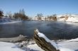 Winter landscape .