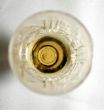 Unfocused close-up of wineglass for background use