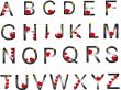 Valentine alphabet