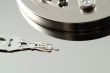 Close up of hard drive error