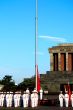 Flag of Vietnam in morning