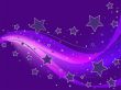 Purple Stars Background