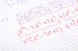 hand written maths calculations