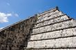 Ancient Mayan Pyramid Wall at Chichen Itza
