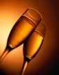 Two glasses of champaign