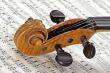 Violine on a note sheet