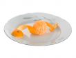 Peeled tangerines