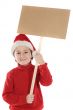 Adorable boy in christmas