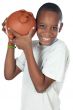 Boy with a money box