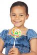 Girl with lollipop