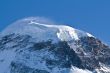 Snow drift over Klein Matterhorn glacier
