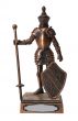 figure of knight isolated over white