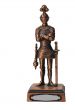 figure of knight isolated over white