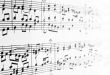Music notes disappearing in the distance