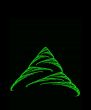 Abstract Christmas tree concept
