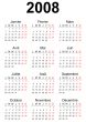2008 calendar