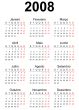 2008 calendar