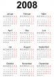 2008 calendar