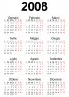 2008 calendar