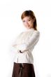 confident smiling female business executive