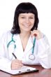 Attractive lady doctor