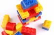 Colourful set of toy bricks