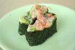 Salmon salad sushi