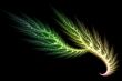 Green fractal abstract