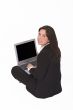 Businesswoman with laptop